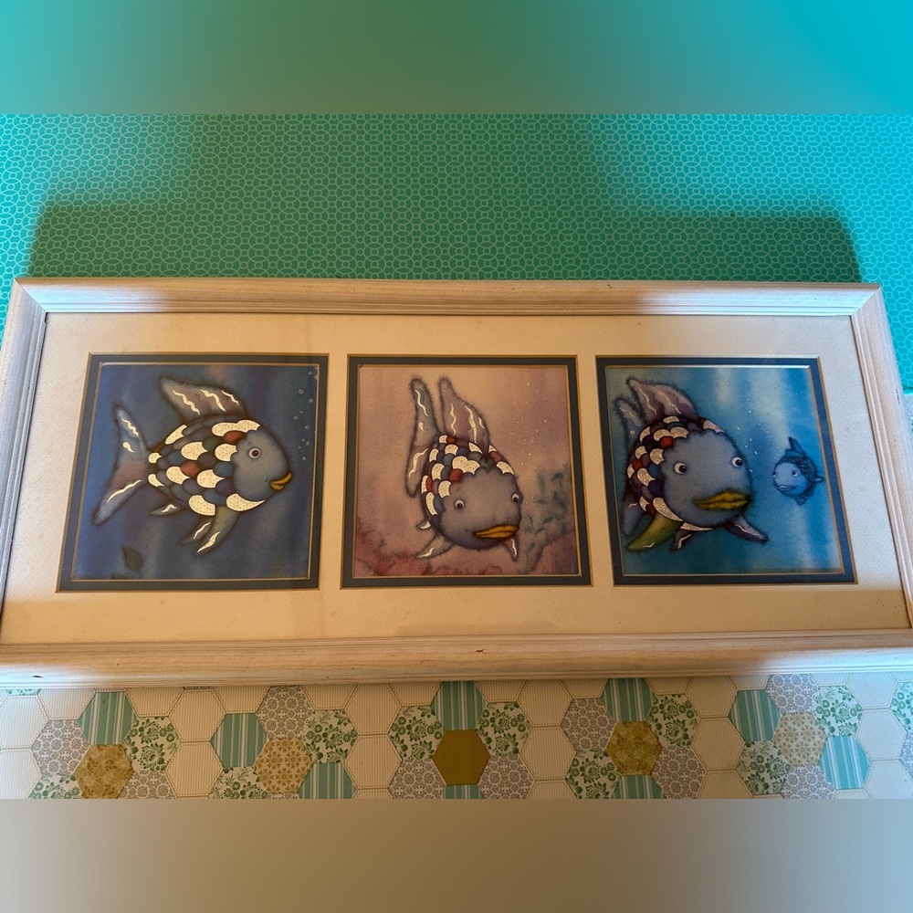 Rainbow Fish Art Print Trio
